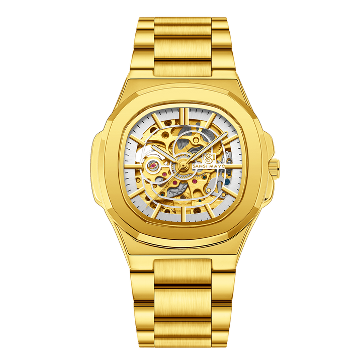 Zeus Gold White Automatic