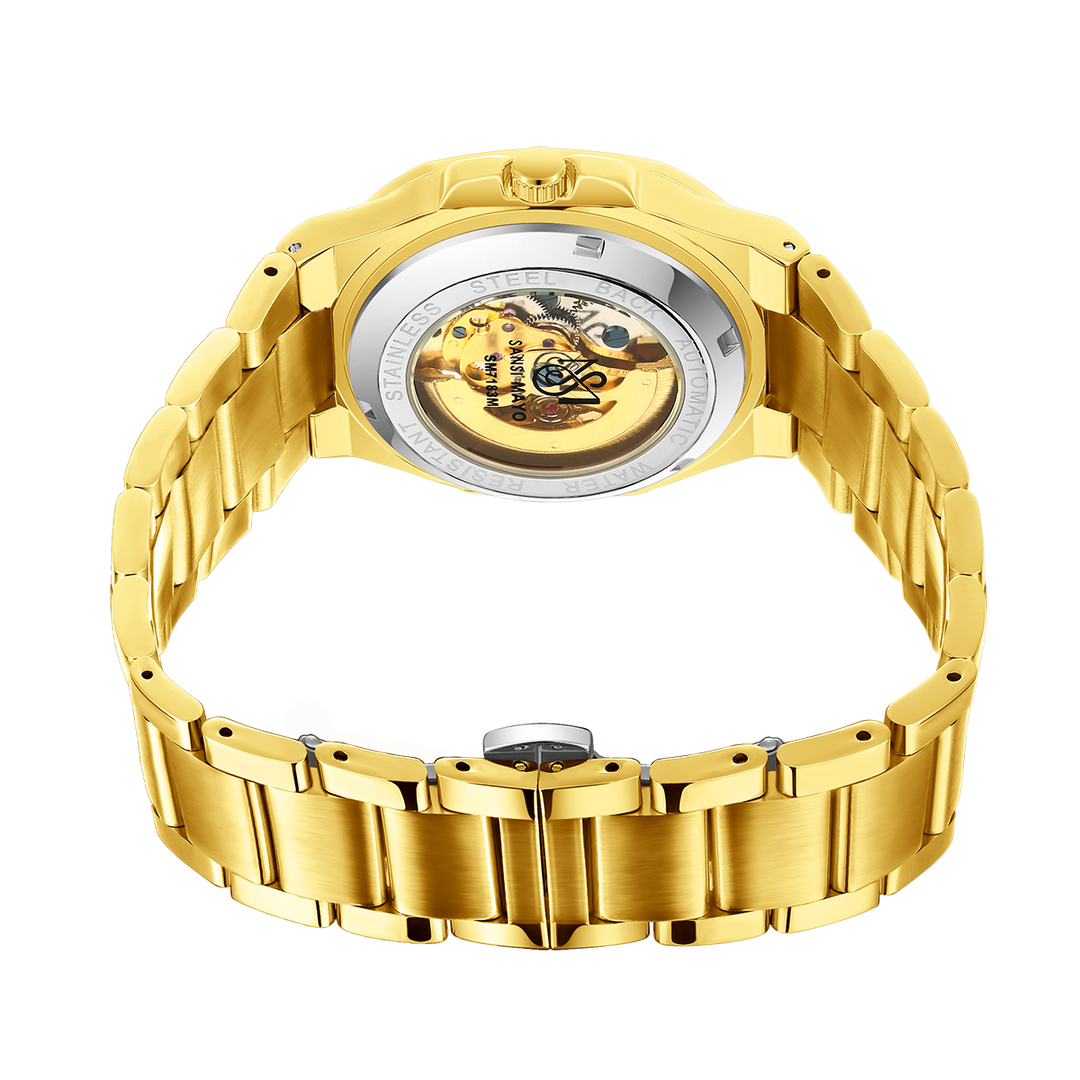 Zeus Gold White Automatic