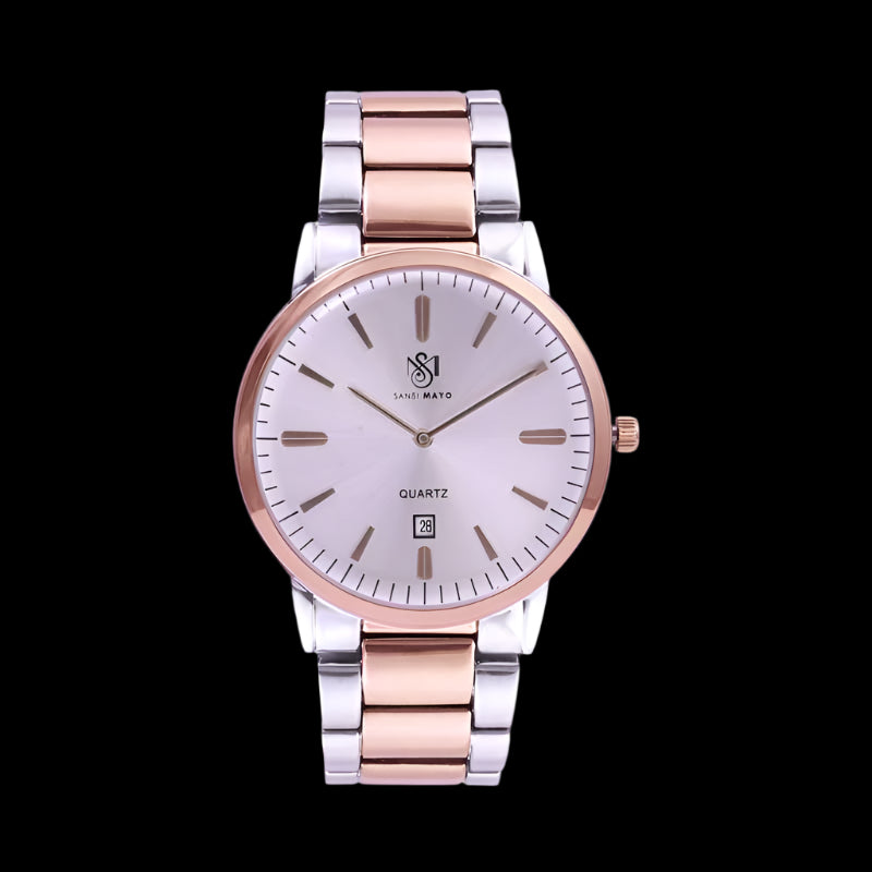 Nero Two-Tone Rose Gold Wrist Watch