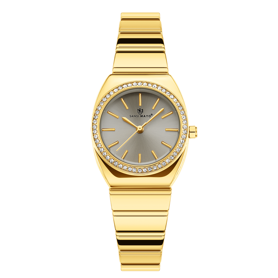 Sansi Mayo MIKA Grey Dial Gold Watch — Egyptian Stone Edition