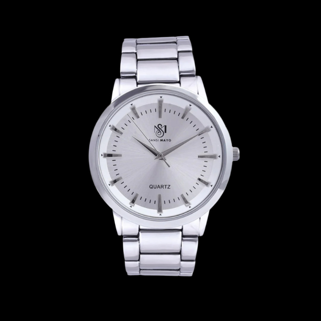 Nero Silver Wrist Watch