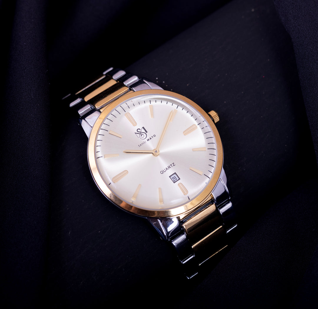 Nero Two-Tone Gold Wrist Watch
