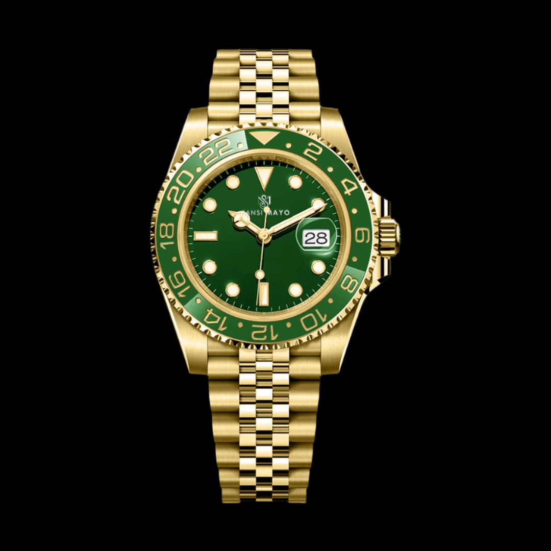 Dinos Green Steel Analog