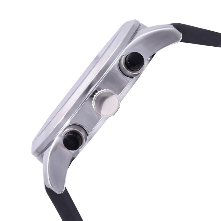 Coron Round Two Tone Wrist Watch Silver