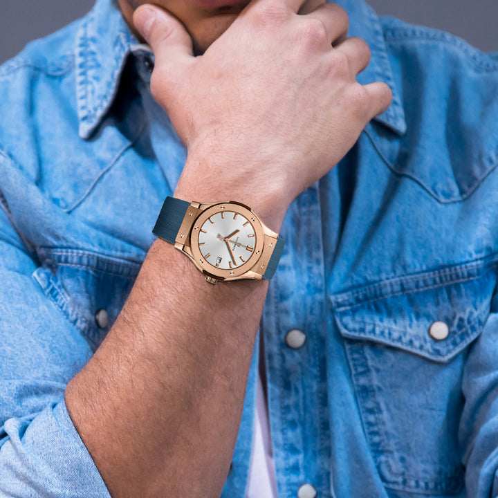 Gama Steel Blue Analog