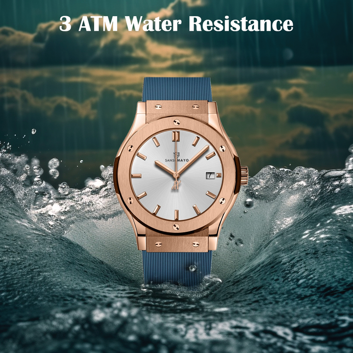 Gama Steel Blue Analog