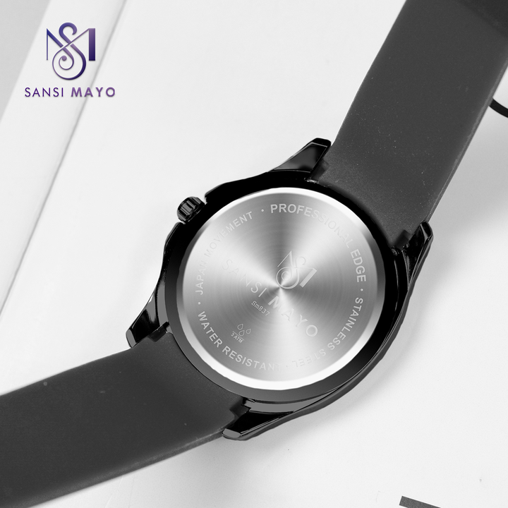 Beta Round Stealth Gray Wrist Watch