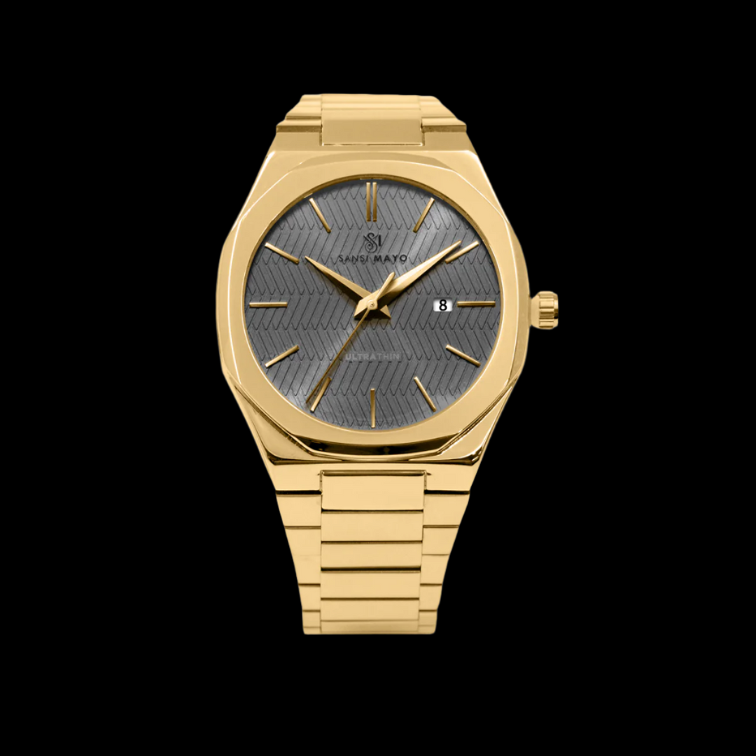 Brauo Gunmetal Grey Analog