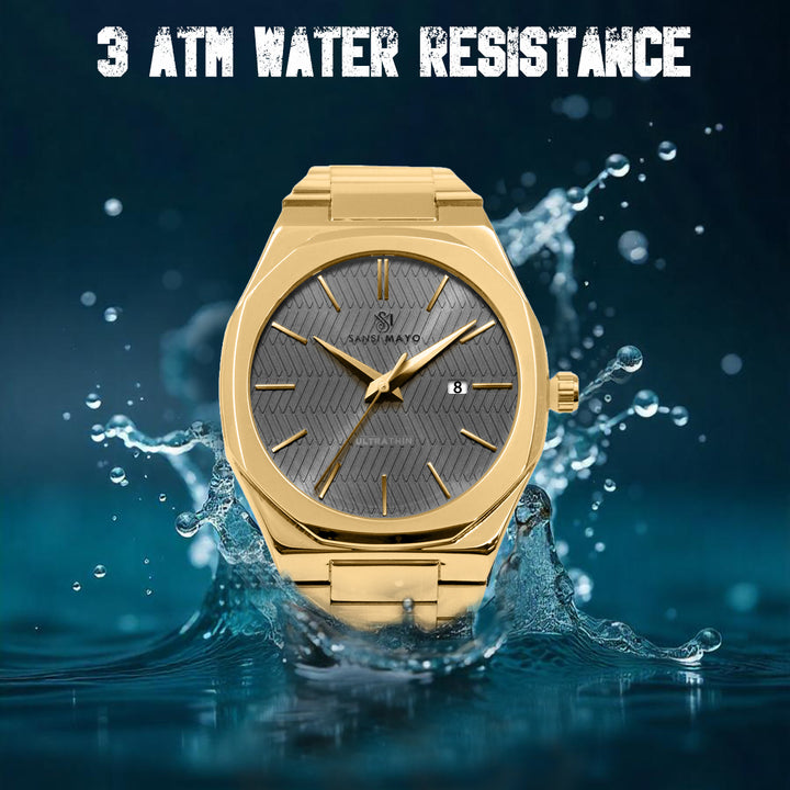 Brauo Gunmetal Grey Analog