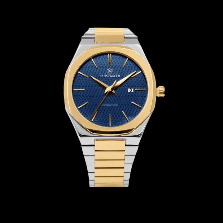 Brauo Navy Blue Analog