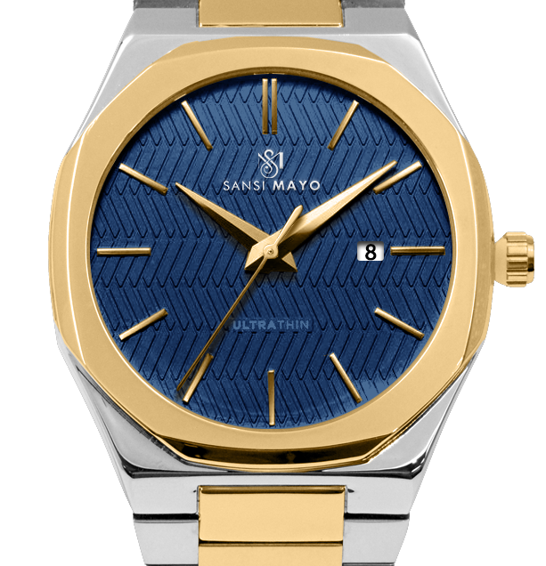 Brauo Navy Blue Analog