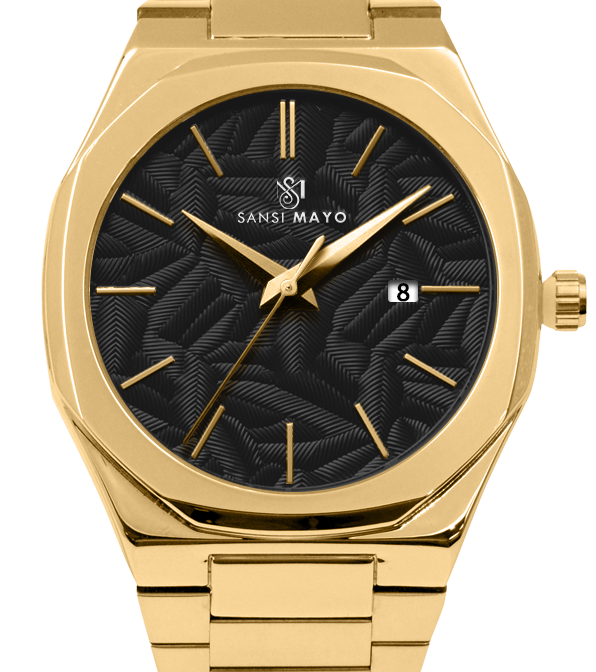 Ridox Obsidian Black Two-Tone Analog