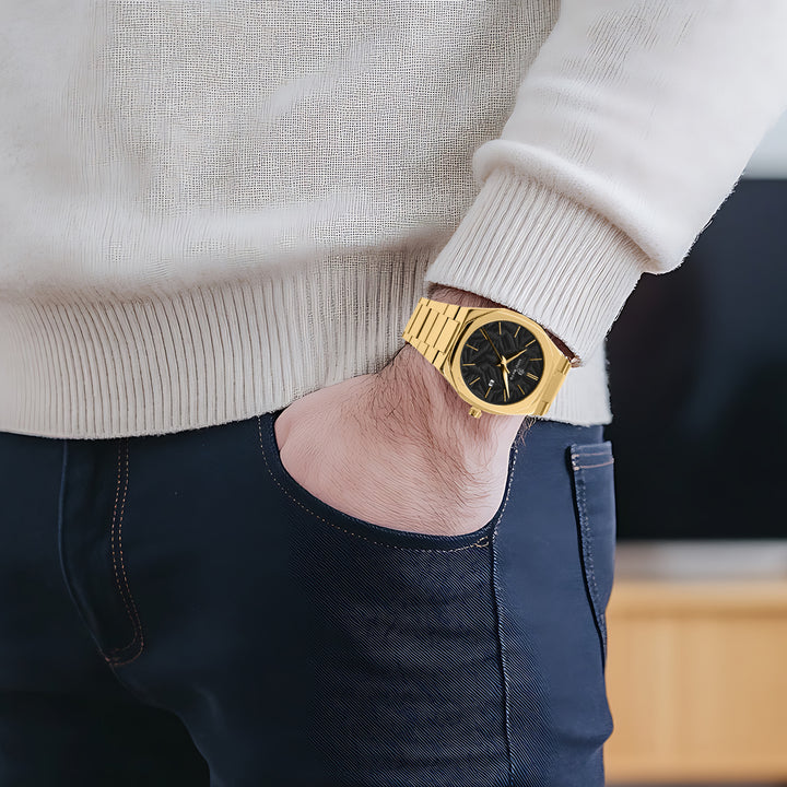 Ridox Obsidian Black Two-Tone Analog