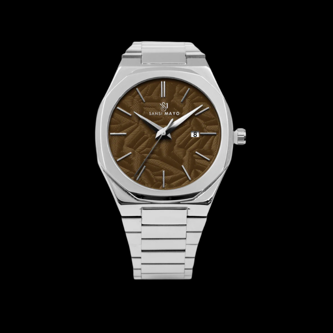 Ridox Mocha Brown Two-Tone Analog