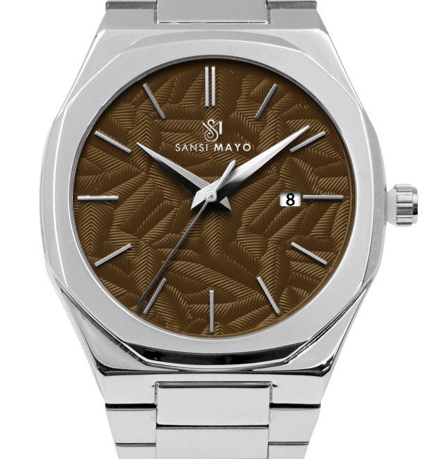 Ridox Mocha Brown Two-Tone Analog