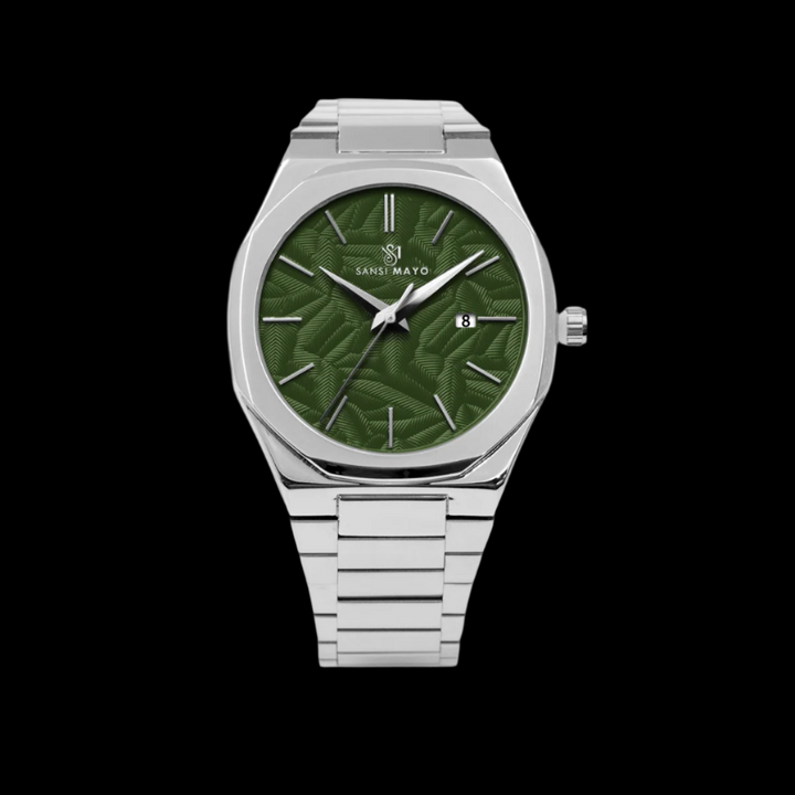 Ridox Emerald Green Two-Tone Analog