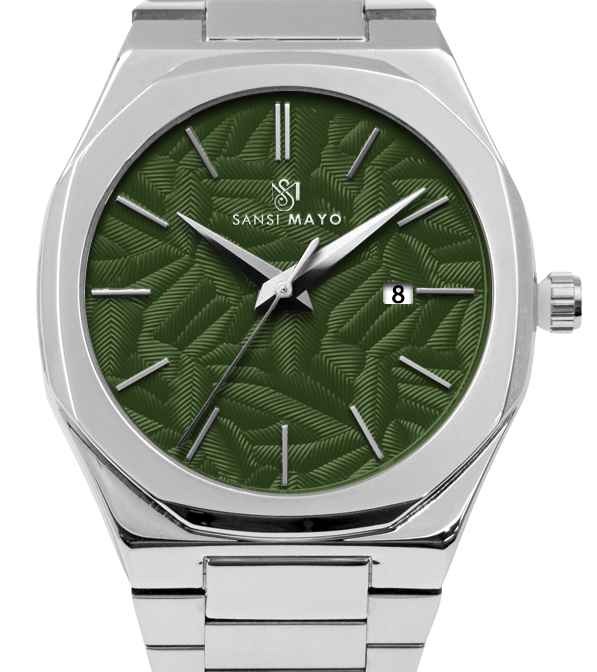 Ridox Emerald Green Two-Tone Analog