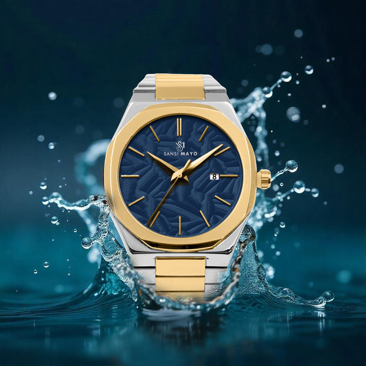 Ridox Royal Blue Two-Tone Analog