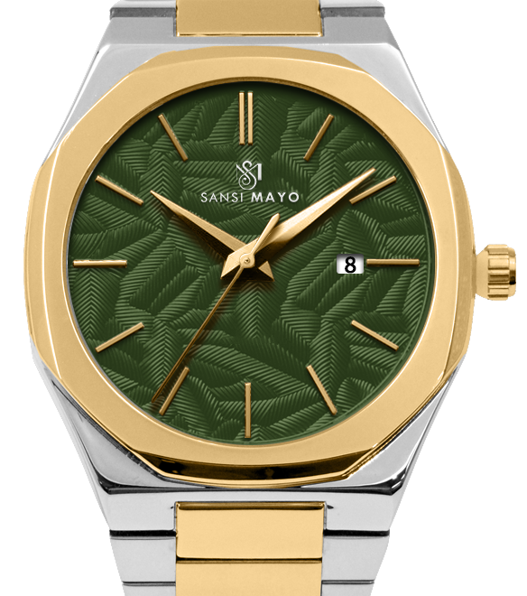 Ridox Forest Green Two-Tone Analog