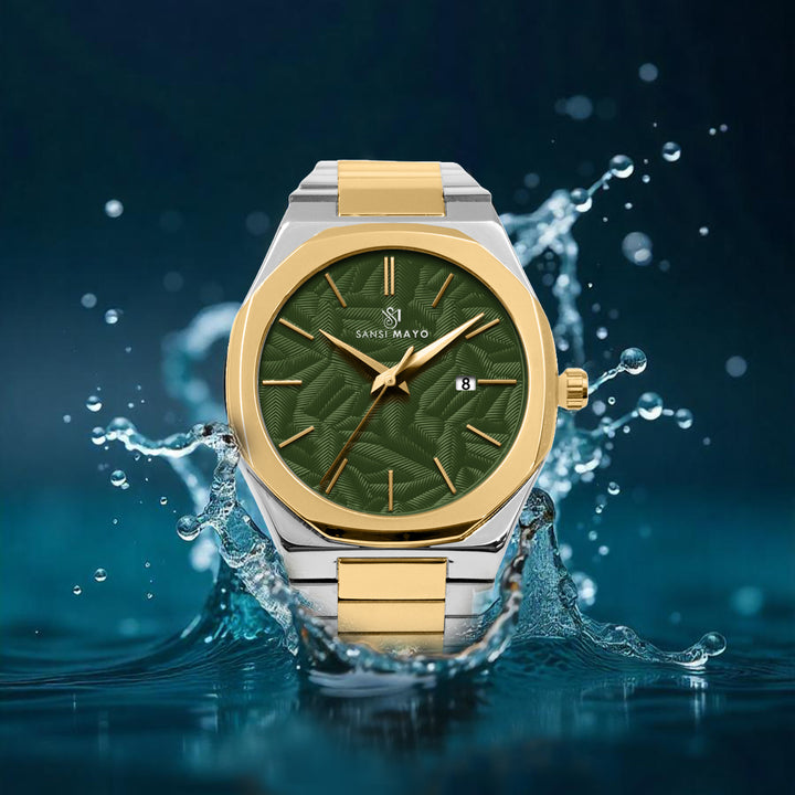 Ridox Forest Green Two-Tone Analog