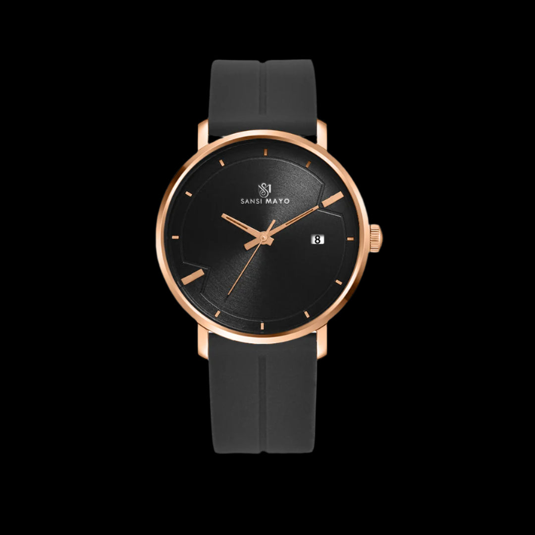 Uicto Midnight Black Magnetic Lock Analog