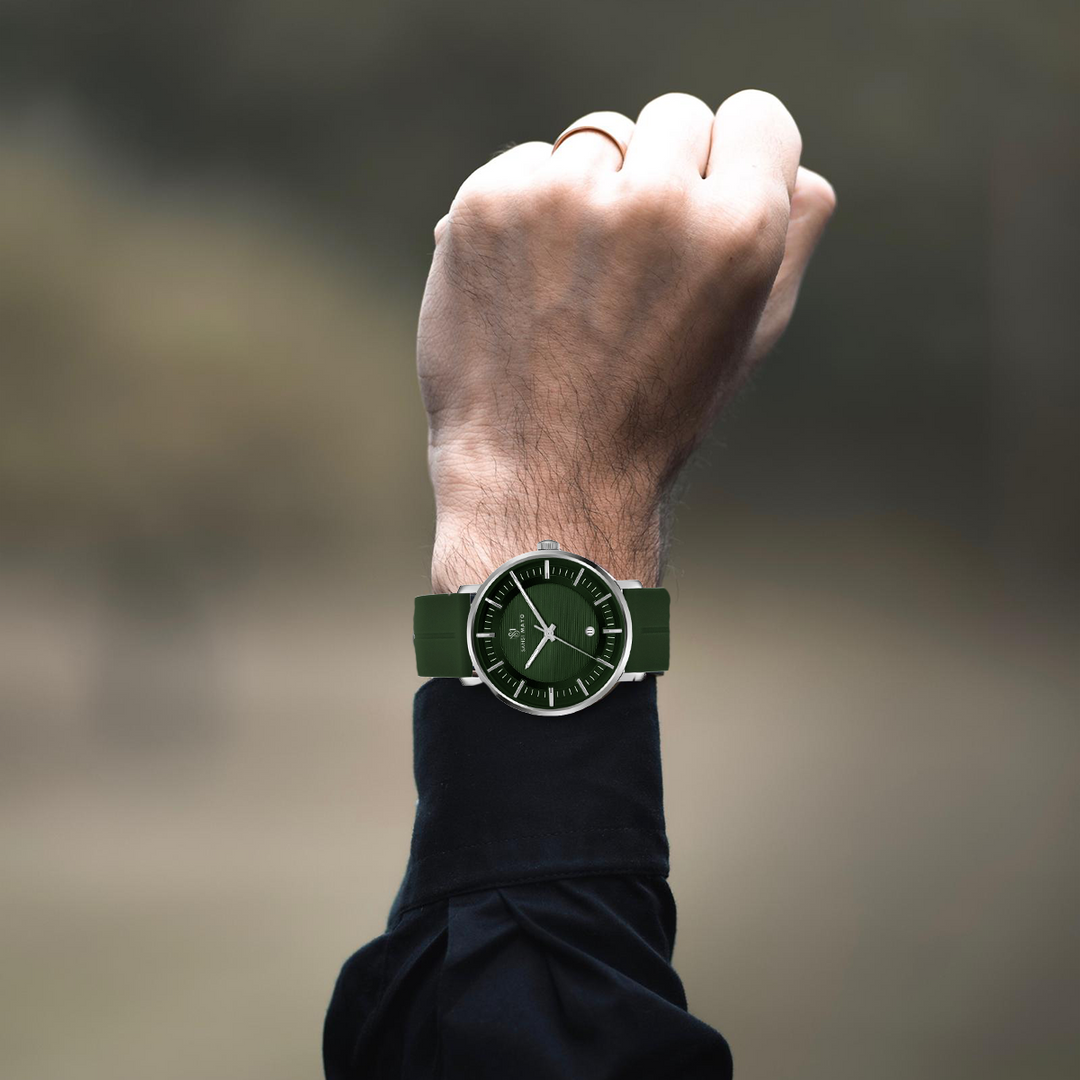 Rojar Olive Green Analog