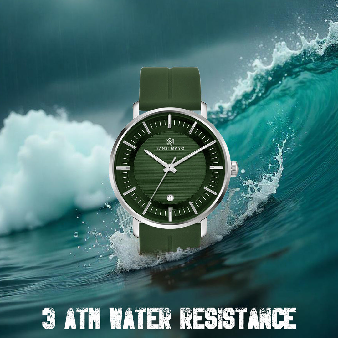 Rojar Olive Green Analog