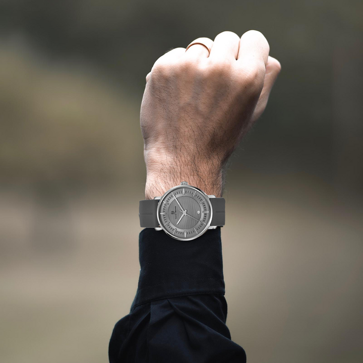 Rojar Gunmetal Grey Analog