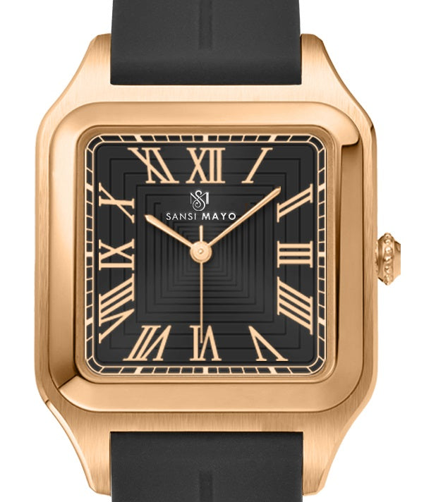 Mojo Midnight Black Square Magnetic Analog