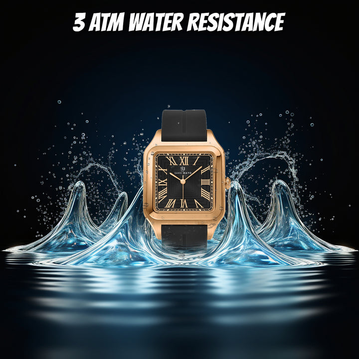 Mojo Midnight Black Square Magnetic Analog