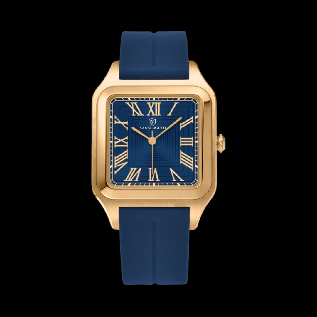 Mojo Deep Sapphire Blue Square Magnetic Analog