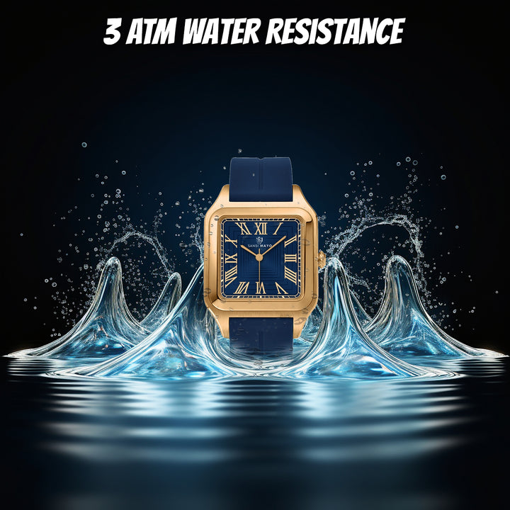 Mojo Deep Sapphire Blue Square Magnetic Analog