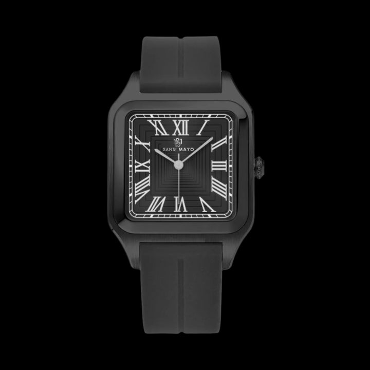 Mojo Onyx Black Square Magnetic Analog