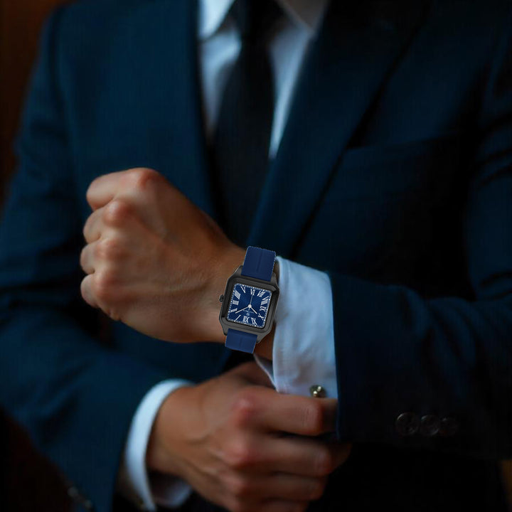 Mojo Royal Blue Square Magnetic Analog