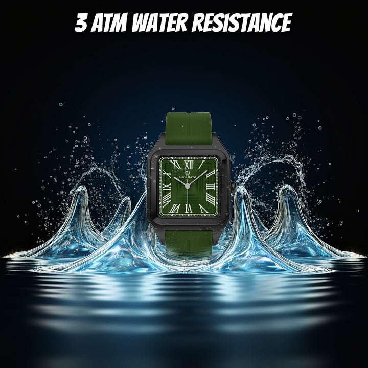 Mojo Emerald Green Square Magnetic Analog