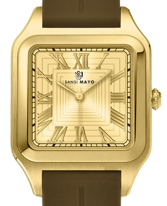 Mojo Regal Gold Square Magnetic Analog