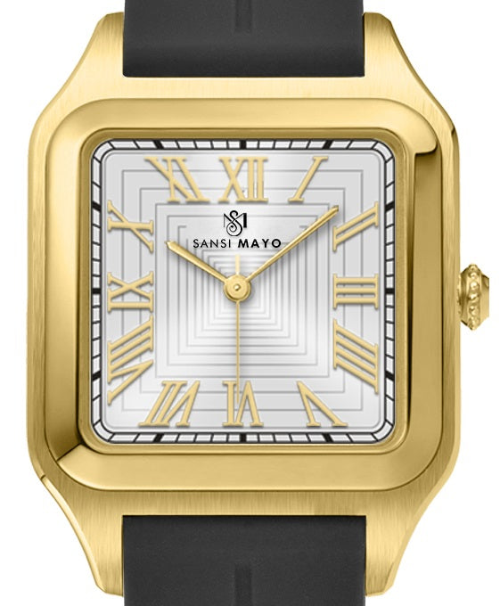 Mojo Pearl White Square Magnetic Analog