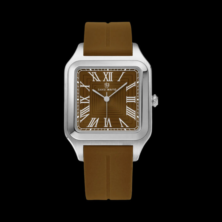 Mojo Mocha Brown Square Magnetic Analog