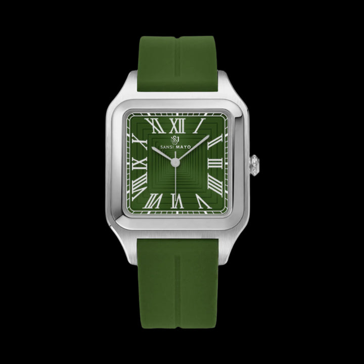 Mojo Forest Green Square Magnetic Analog