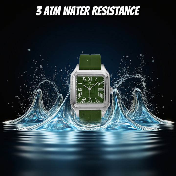 Mojo Forest Green Square Magnetic Analog