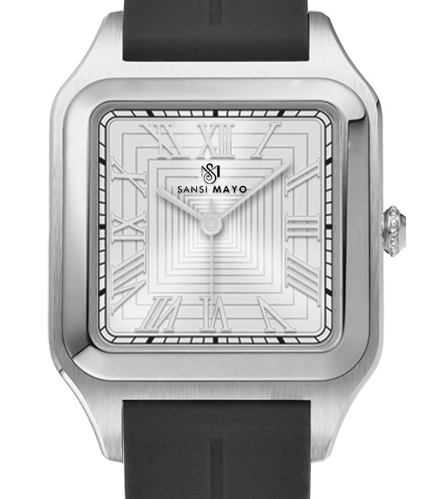 Mojo Arctic White Square Magnetic Analog