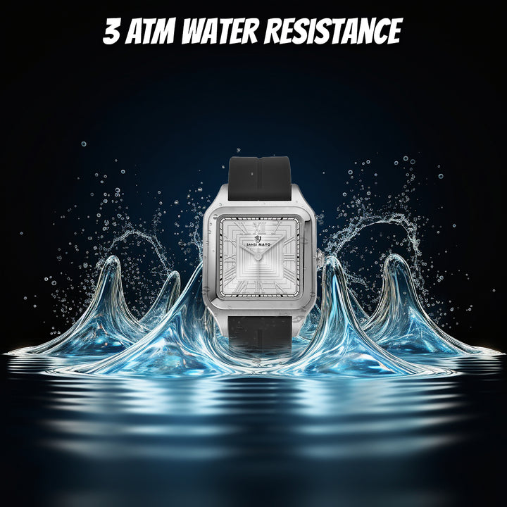 Mojo Arctic White Square Magnetic Analog