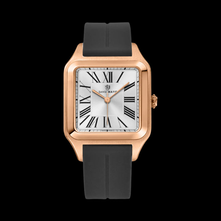 Albert White Square Analog