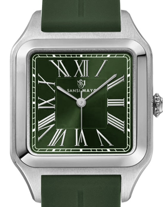 Albert Forest Green Square Analog