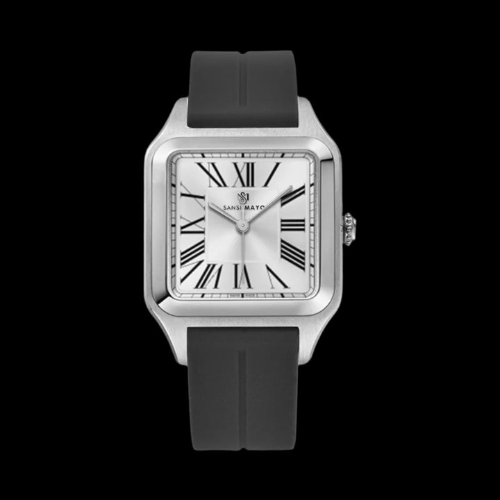 Albert Arctic White Square Analog