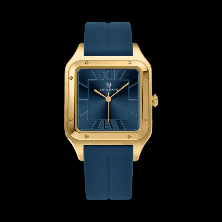 Carls Royal Blue Square Analog