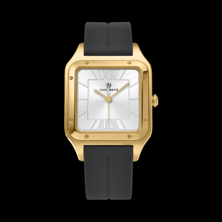 Carls Frost White Square Analog