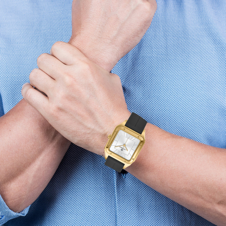 Carls Frost White Square Analog