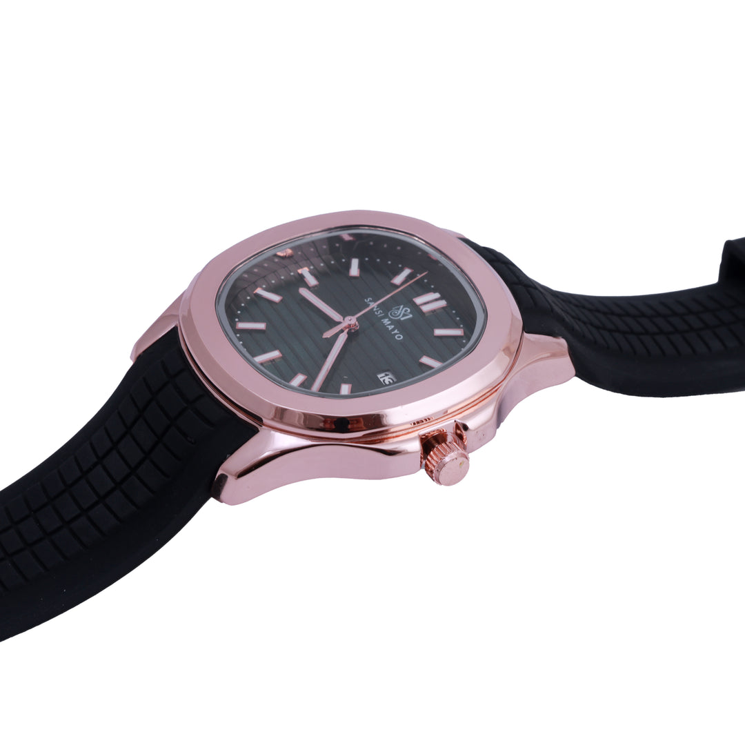 Beta Emerald Green Rose Gold Wrist Watch