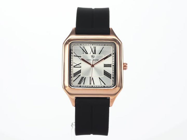 Albert White Square Analog